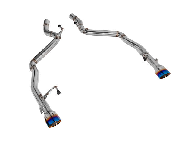 2024-Up Ford Mustang S650 | Muffler Delete Axle Back 3.5'' Dual Tips Exhaust